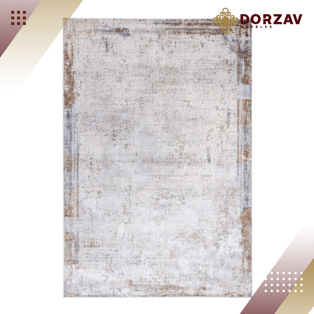 Tapete Decorativo Saray U4005 Gris / Oro – Abstracto · Interior