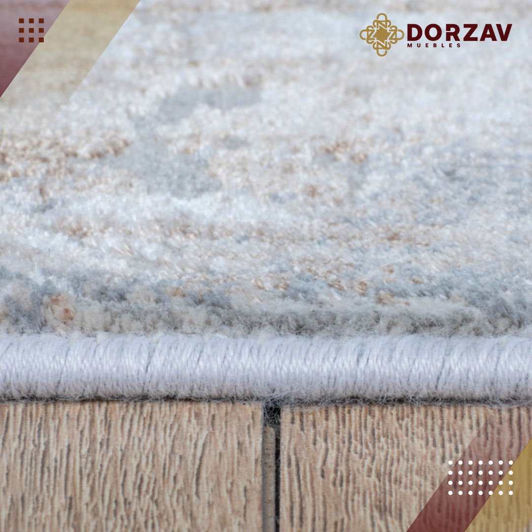 Tapete Decorativo Saray U4005 Gris / Oro – Abstracto · Interior