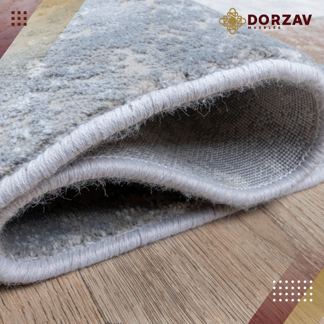 Tapete Decorativo Saray U4006 Gris / Oro – Clásico · Interior