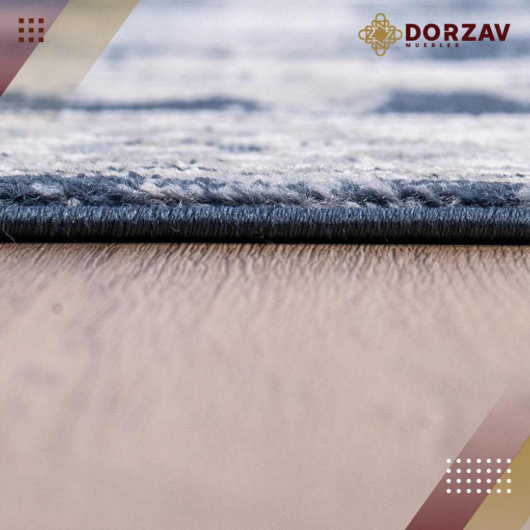 Tapete Decorativo Savona U3003 Gris / Azul – Clásico · Interior