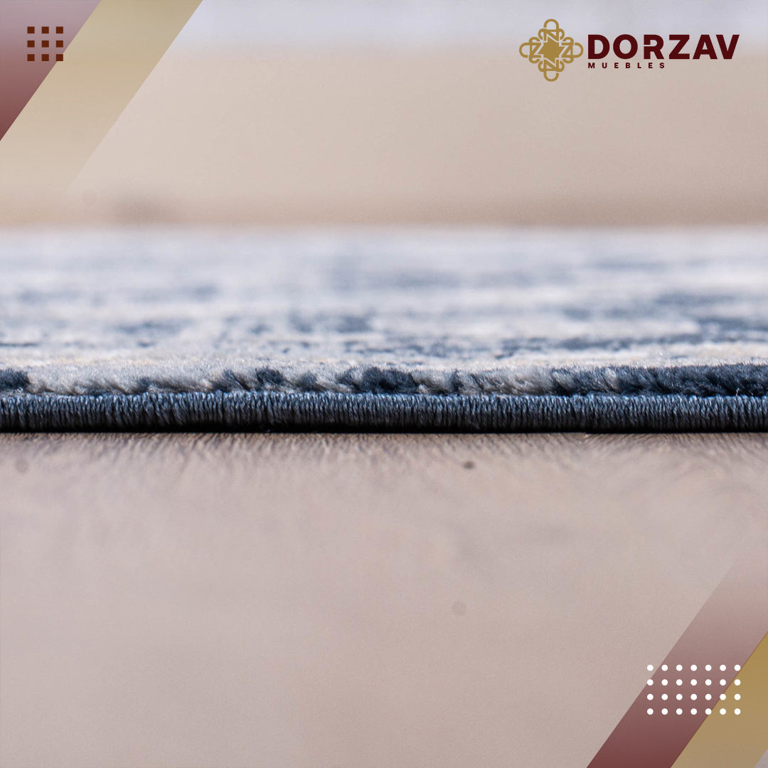 Tapete Decorativo Savona U3004 Azul / Crema – Clásico · Interior
