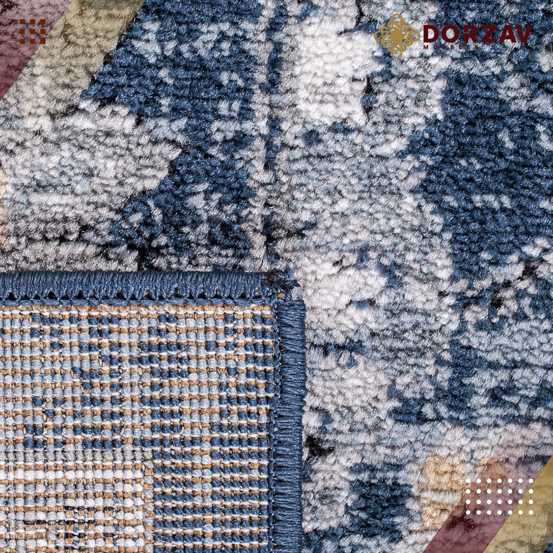 Tapete Decorativo Savona U3004 Azul / Crema – Clásico · Interior