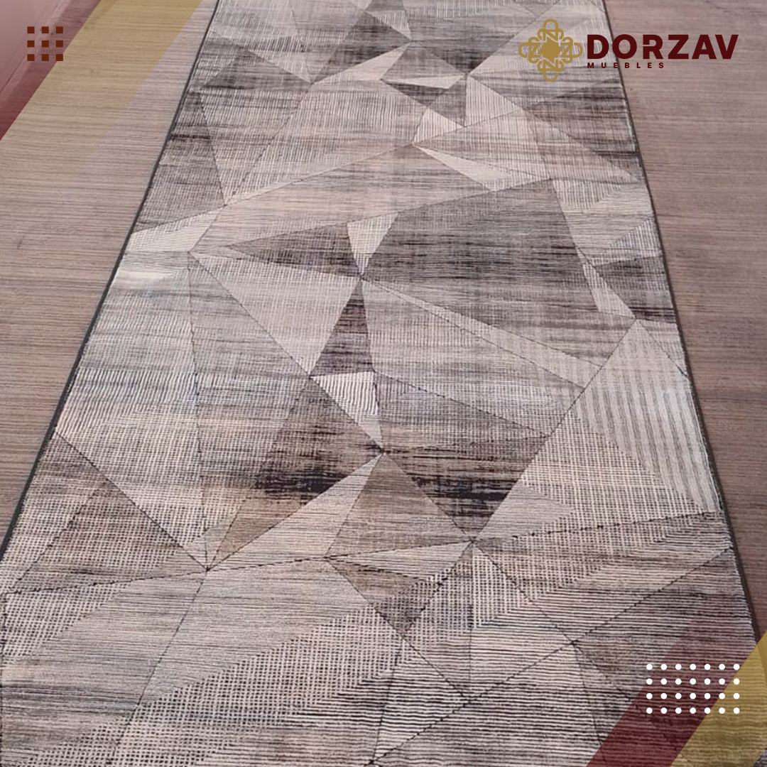 Tapete Decorativo Scala T2240 Gris / Gris – Geométrico · Interior