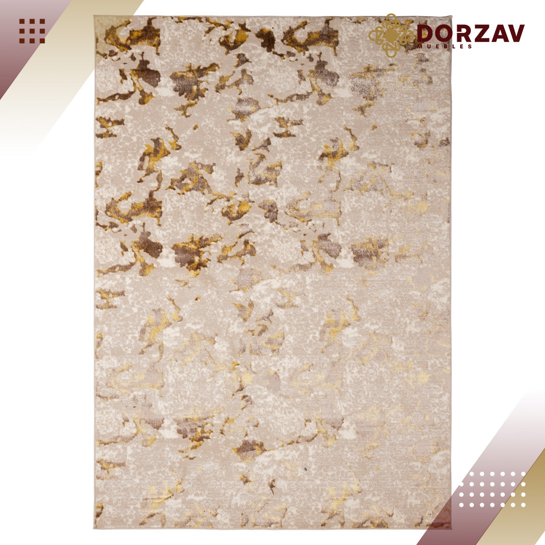 Tapete Decorativo Sibel U7002 Oro / Crema – Abstracto · Interior