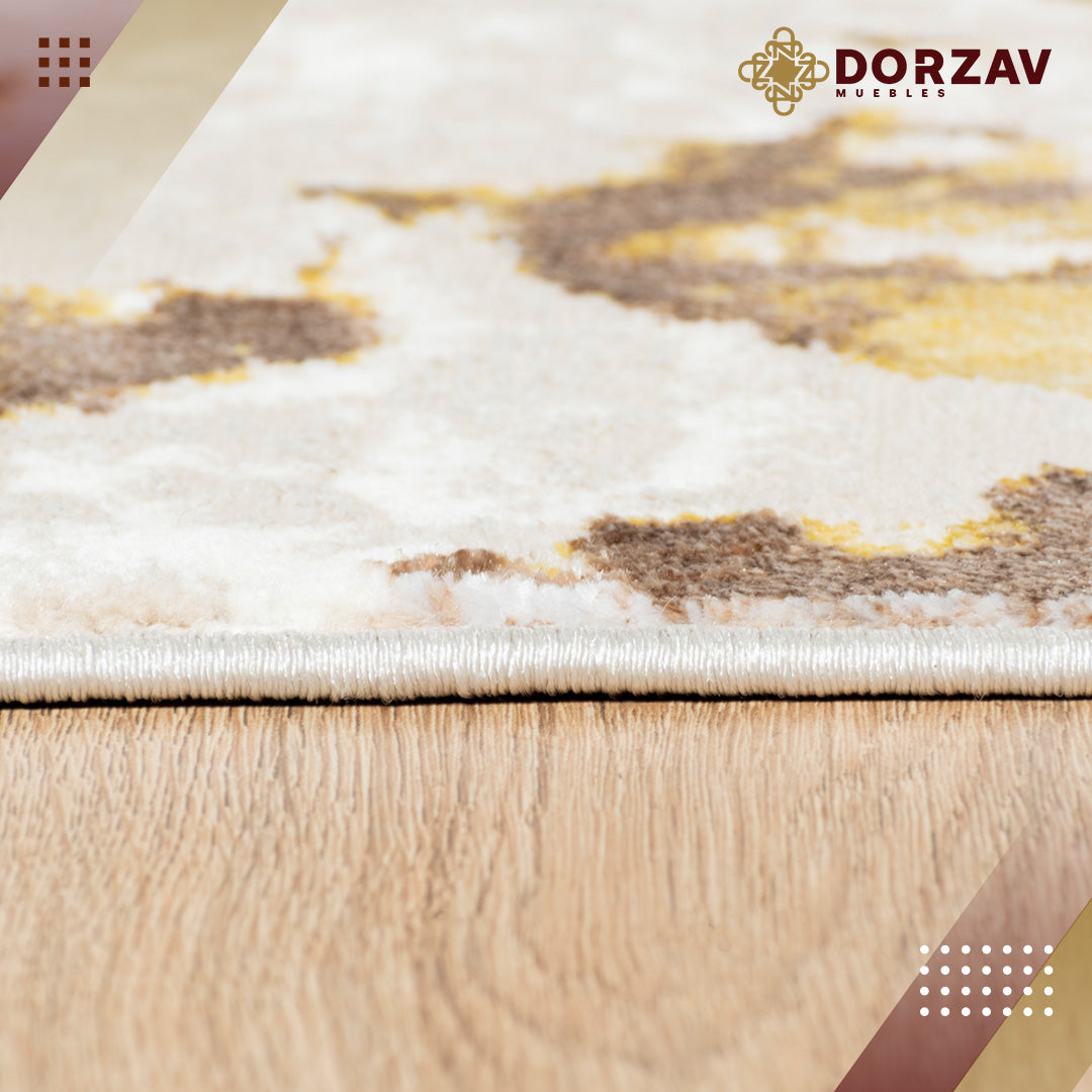Tapete Decorativo Sibel U7002 Oro / Crema – Abstracto · Interior