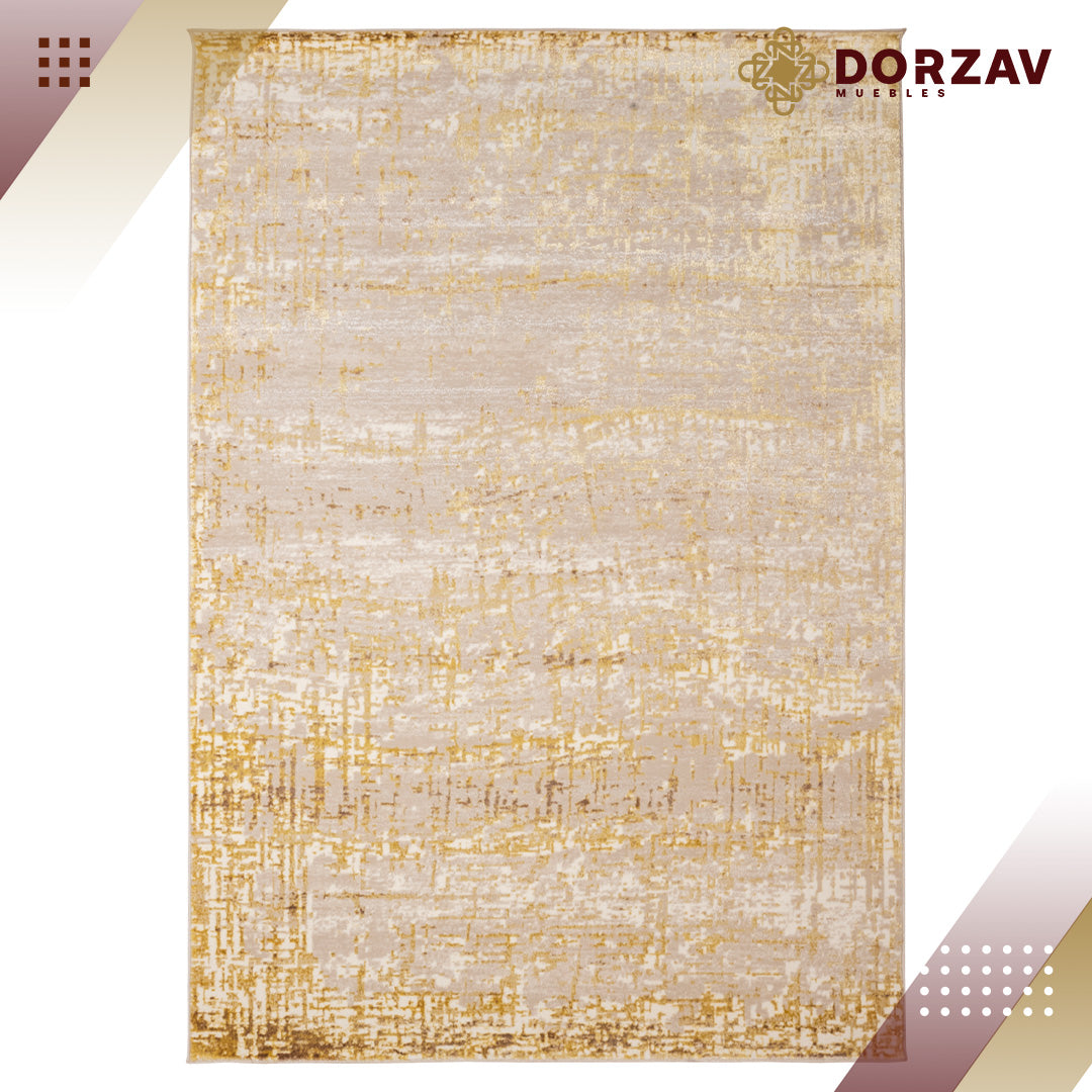 Tapete Decorativo Sibel U7005 Oro / Crema – Abstracto · Interior