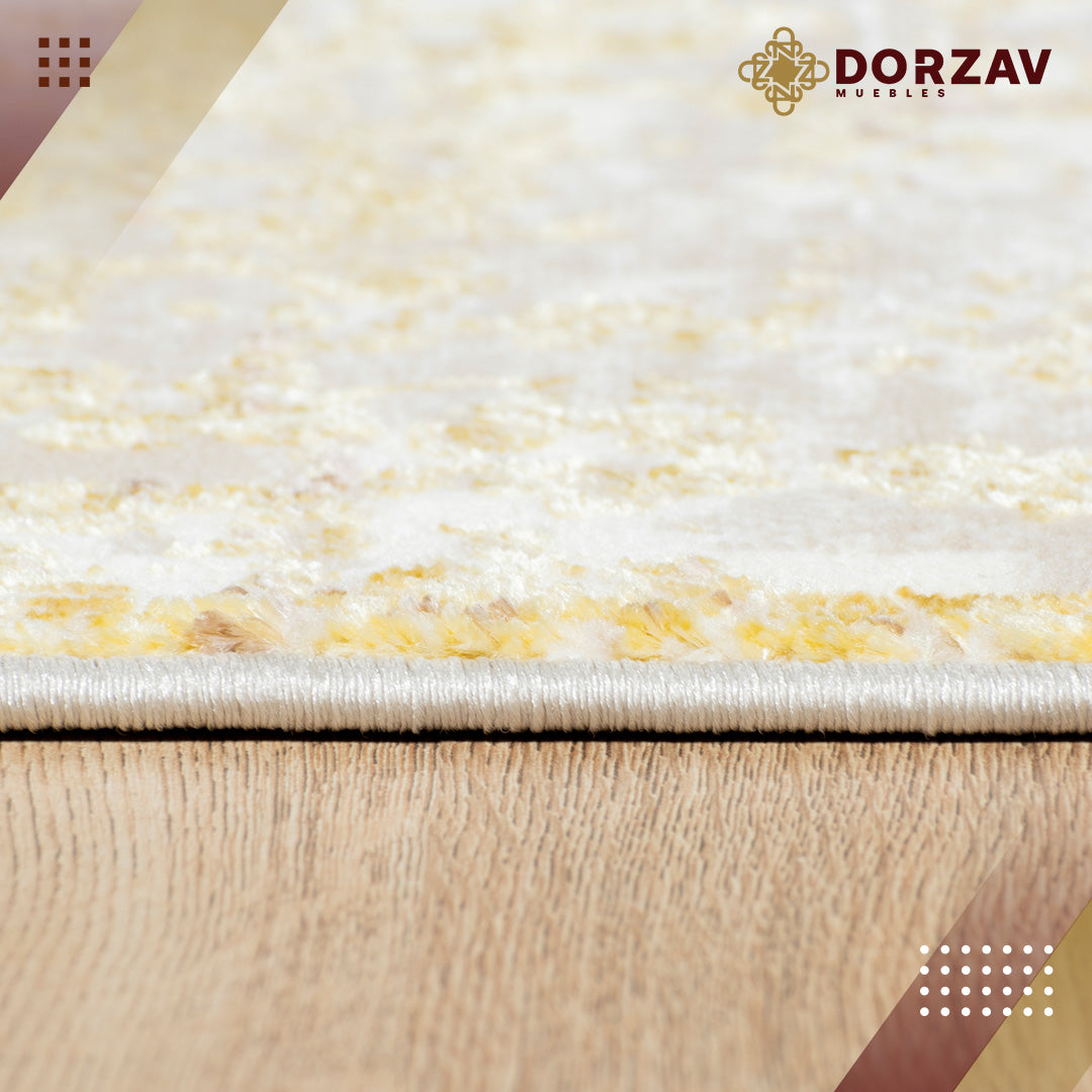 Tapete Decorativo Sibel U7005 Oro / Crema – Abstracto · Interior