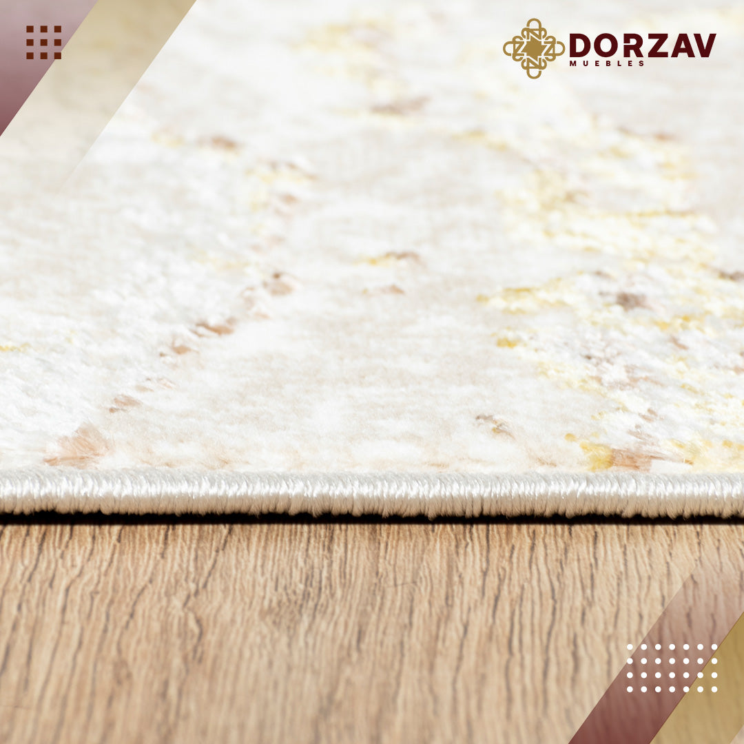 Tapete Decorativo Sibel U7009 Oro / Crema – Abstracto · Interior