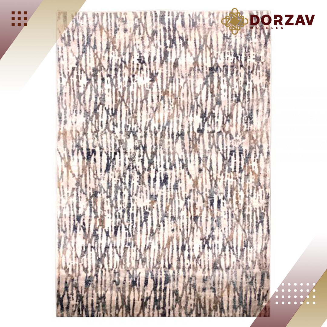 Tapete Decorativo Side T2083 Azul / Crema – Abstracto · Interior