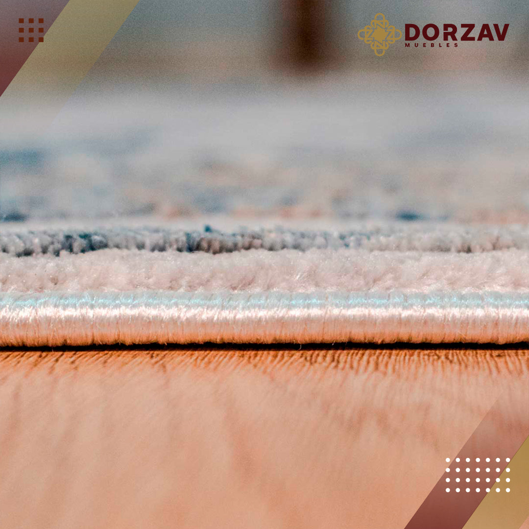 Tapete Decorativo Side T2083 Azul / Crema – Abstracto · Interior