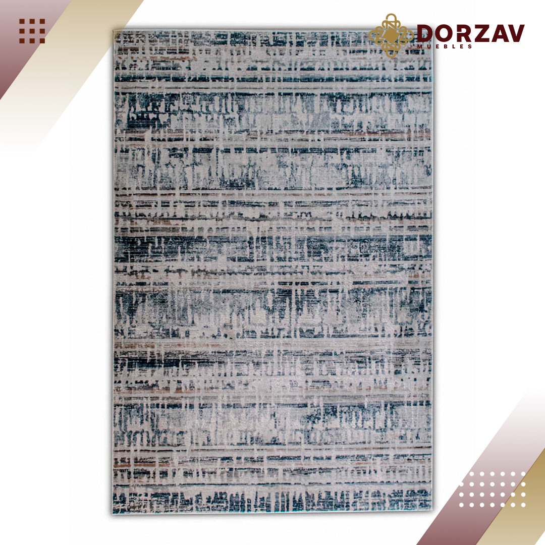 Tapete Decorativo Side T2108 Gris / Azul – Abstracto · Interior