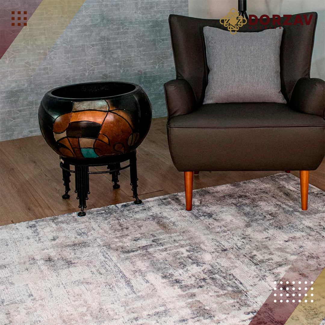 Tapete Decorativo Side T2108 Gris / Azul – Abstracto · Interior