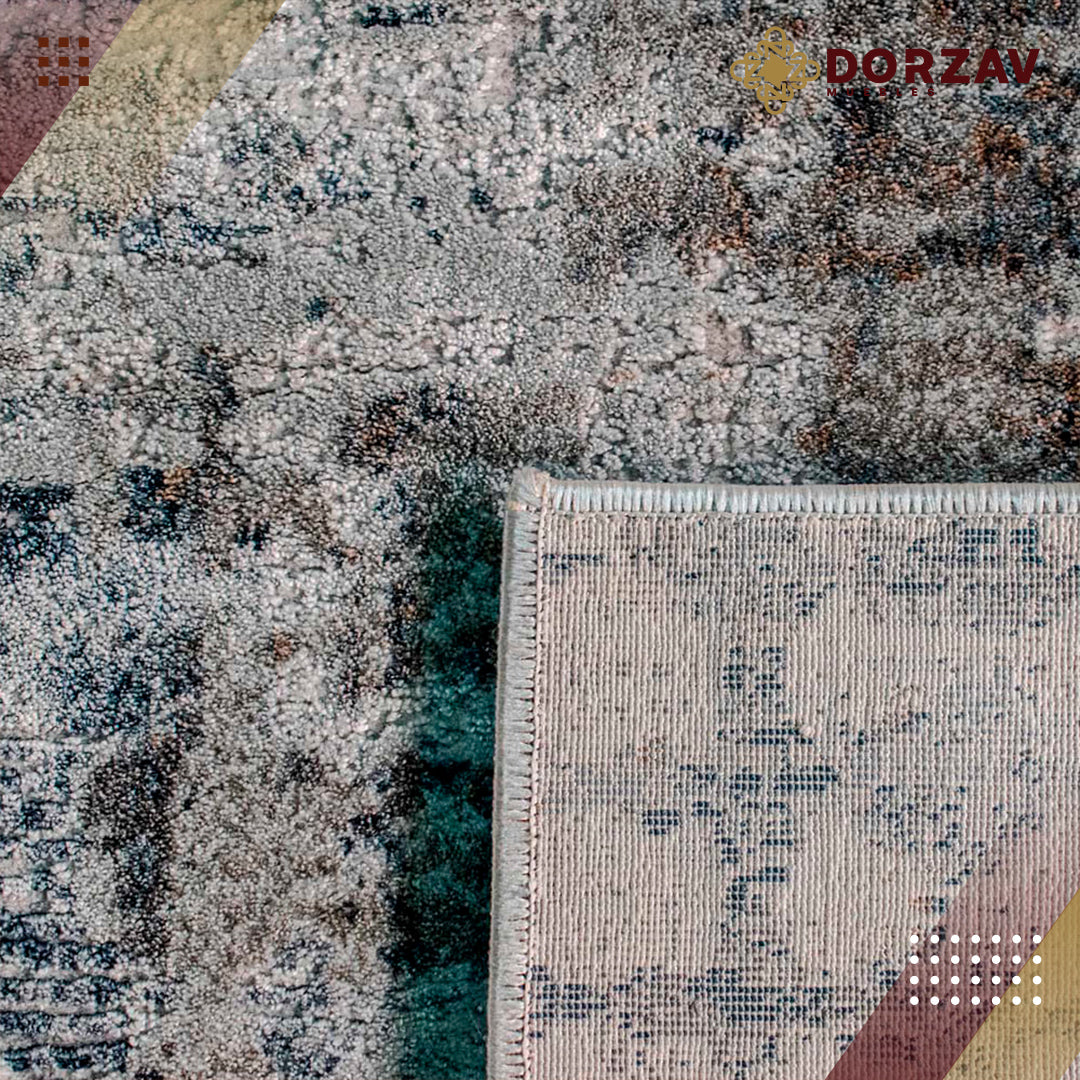 Tapete Decorativo Side T2108 Gris / Azul – Abstracto · Interior