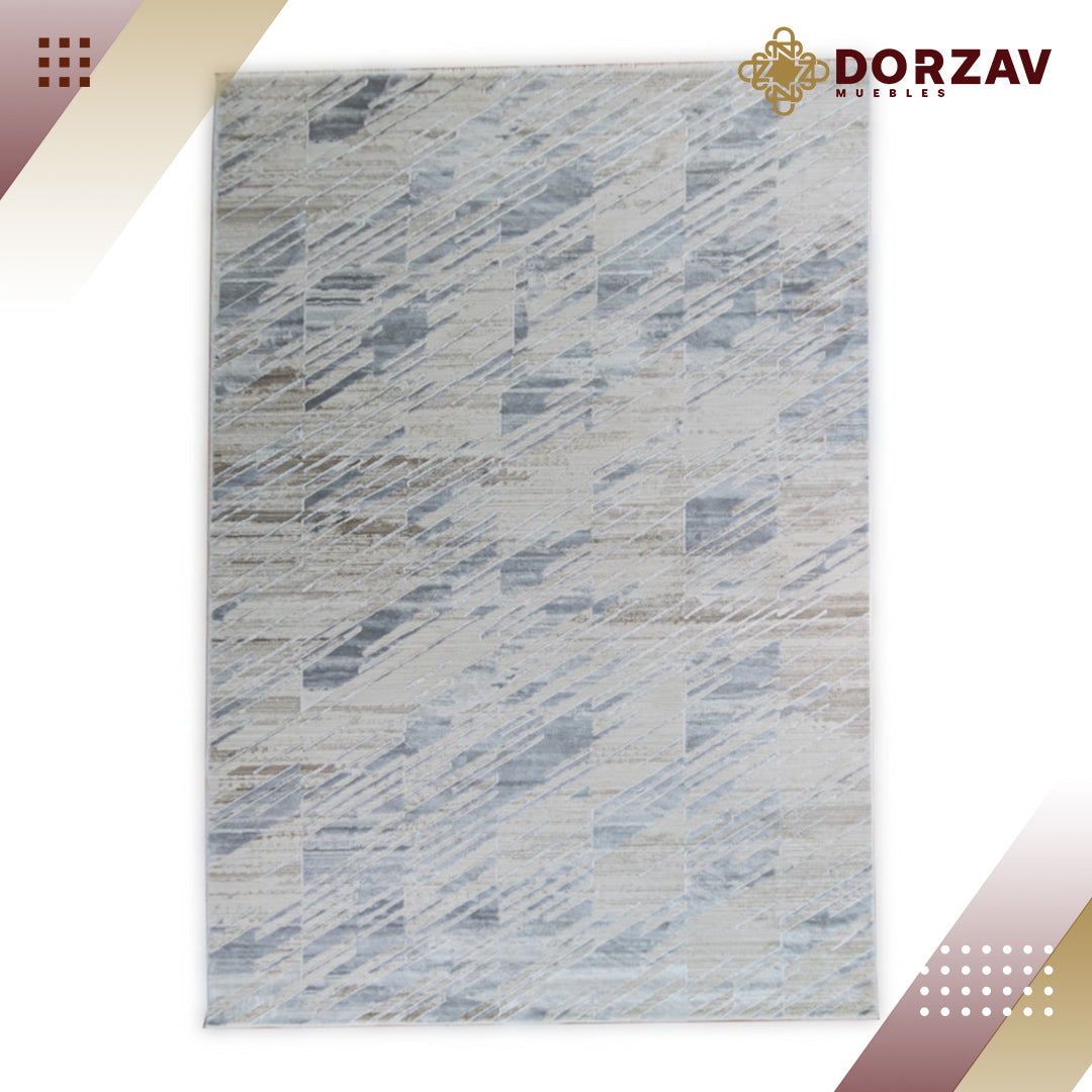 Tapete Decorativo Silvan T2129 Plata Claro – Abstracto · Interior