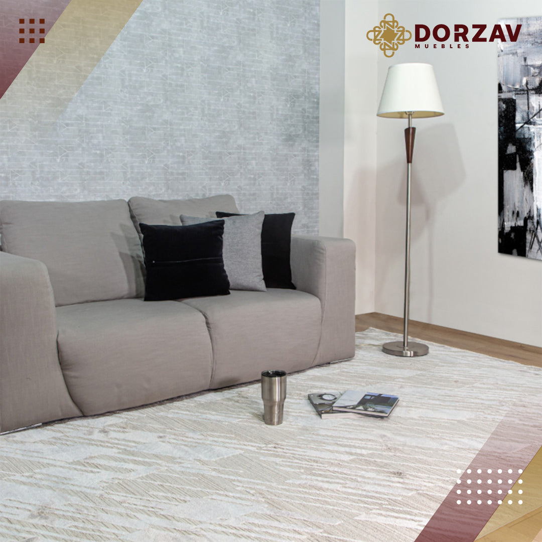 Tapete Decorativo Silvan T2129 Plata Claro – Abstracto · Interior