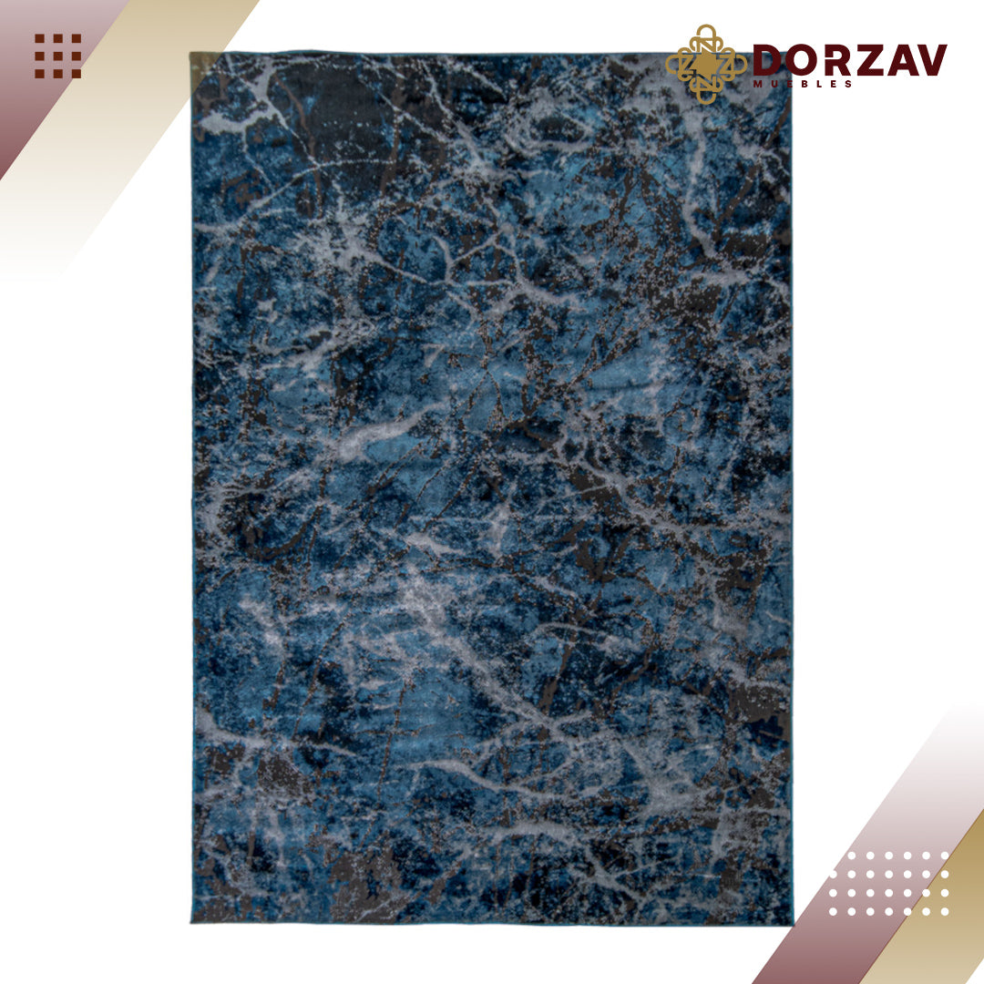 Tapete Decorativo Sirit T5128 Gris / Azul – Abstracto · Interior