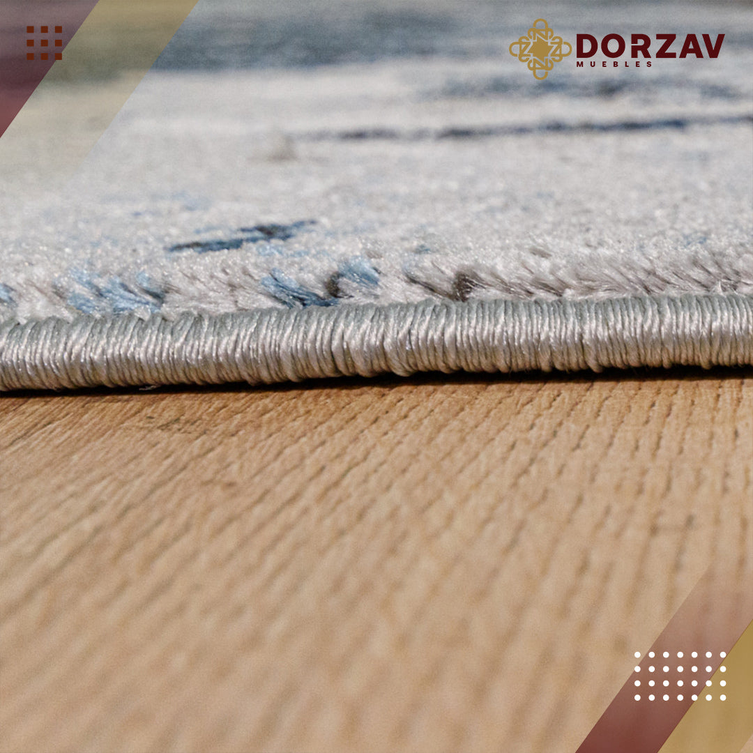 Tapete Decorativo Sirit T5131 Gris / Azul – Abstracto · Interior