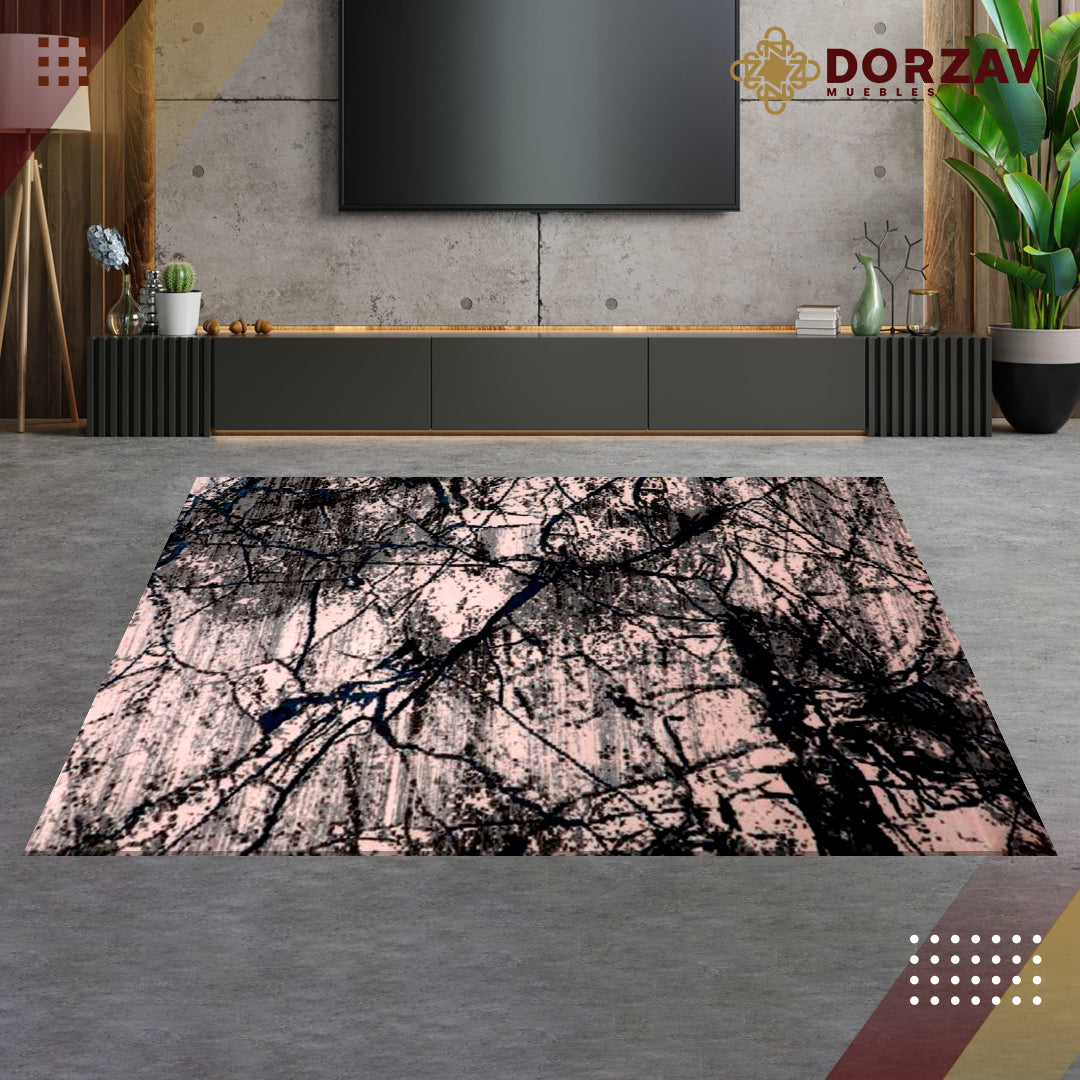 Tapete Decorativo Sirit T5132 Crema / Azul – Abstracto · Interior