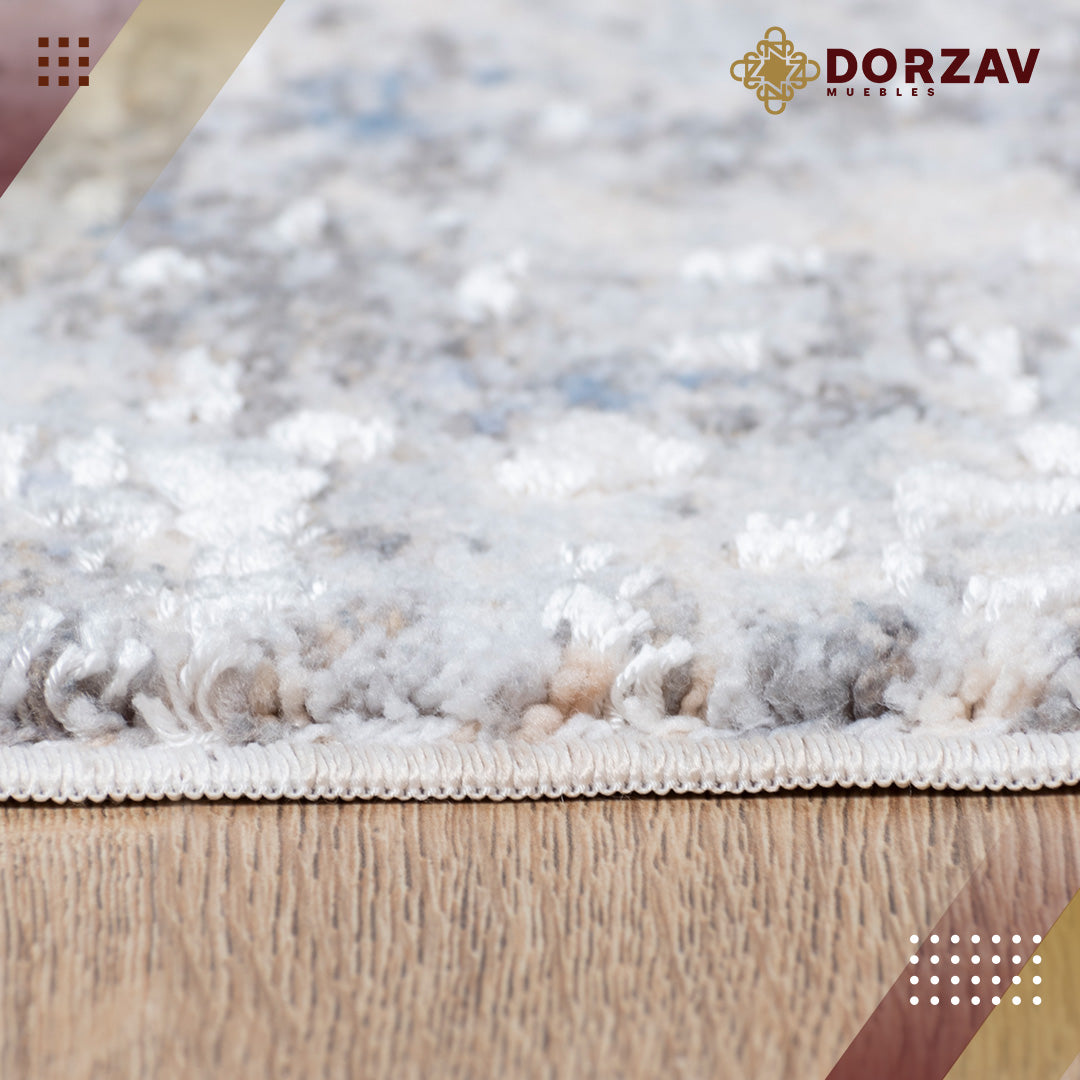 Tapete Decorativo Tebas T2226 Crema / Gris – Abstracto · Interior