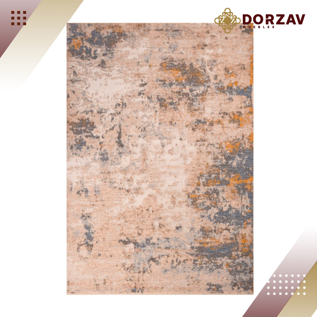 Tapete Decorativo Tebas T2231 Crema / Oro – Abstracto · Interior