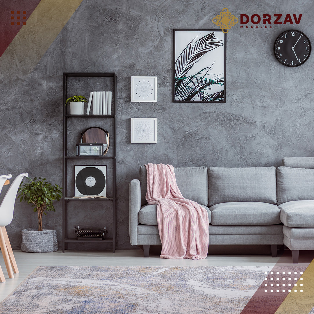 Tapete Decorativo Tebas T2227 Crema / Gris – Abstracto · Interior