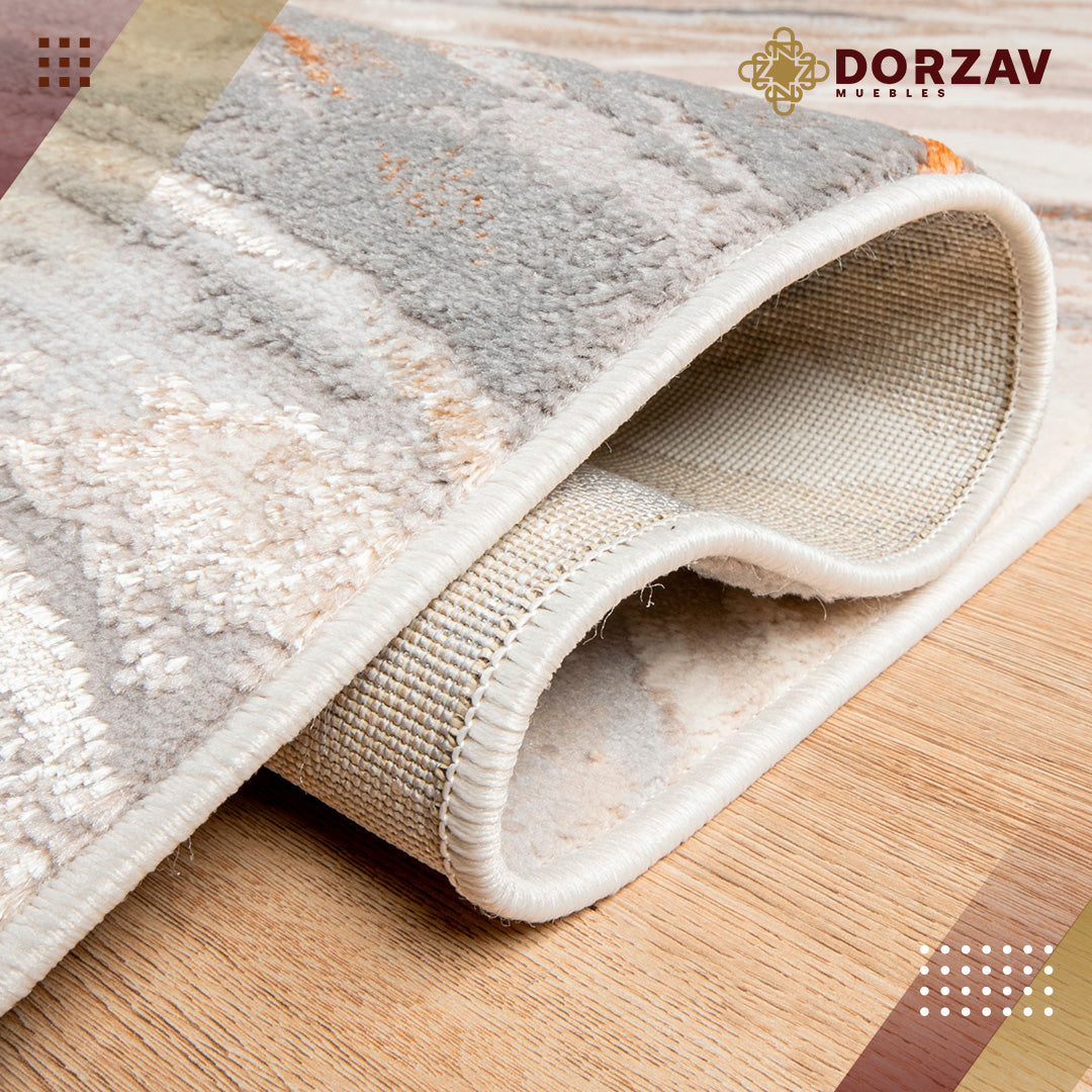 Tapete Decorativo Terra T9032 Crema / Oro – Abstracto · Interior