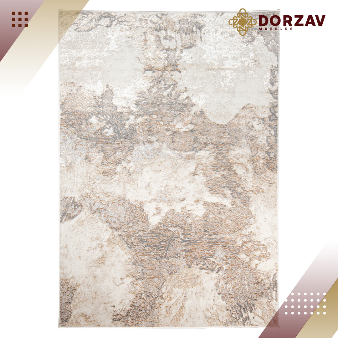 Tapete Decorativo Terra T9035 Crema / Oro – Abstracto · Interior