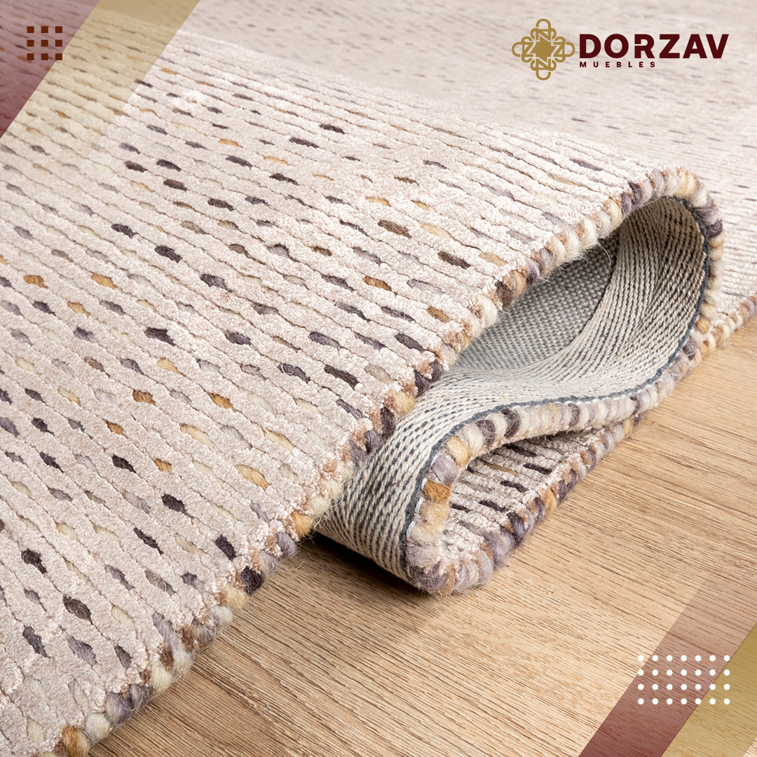 Tapete Decorativo Thane N4002 Oro / Gris – Contemporáneo · Interior