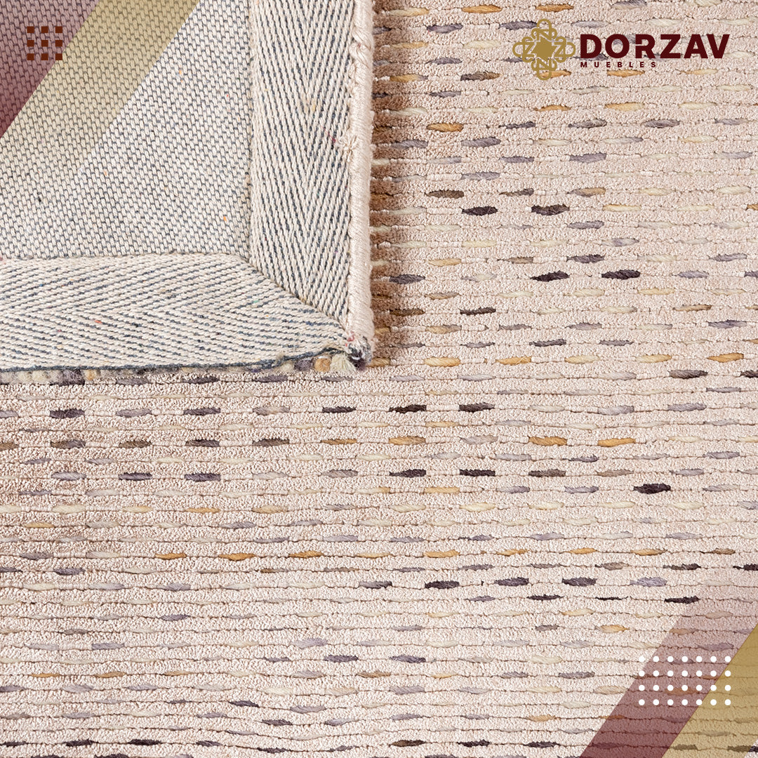 Tapete Decorativo Thane N4002 Oro / Gris – Contemporáneo · Interior