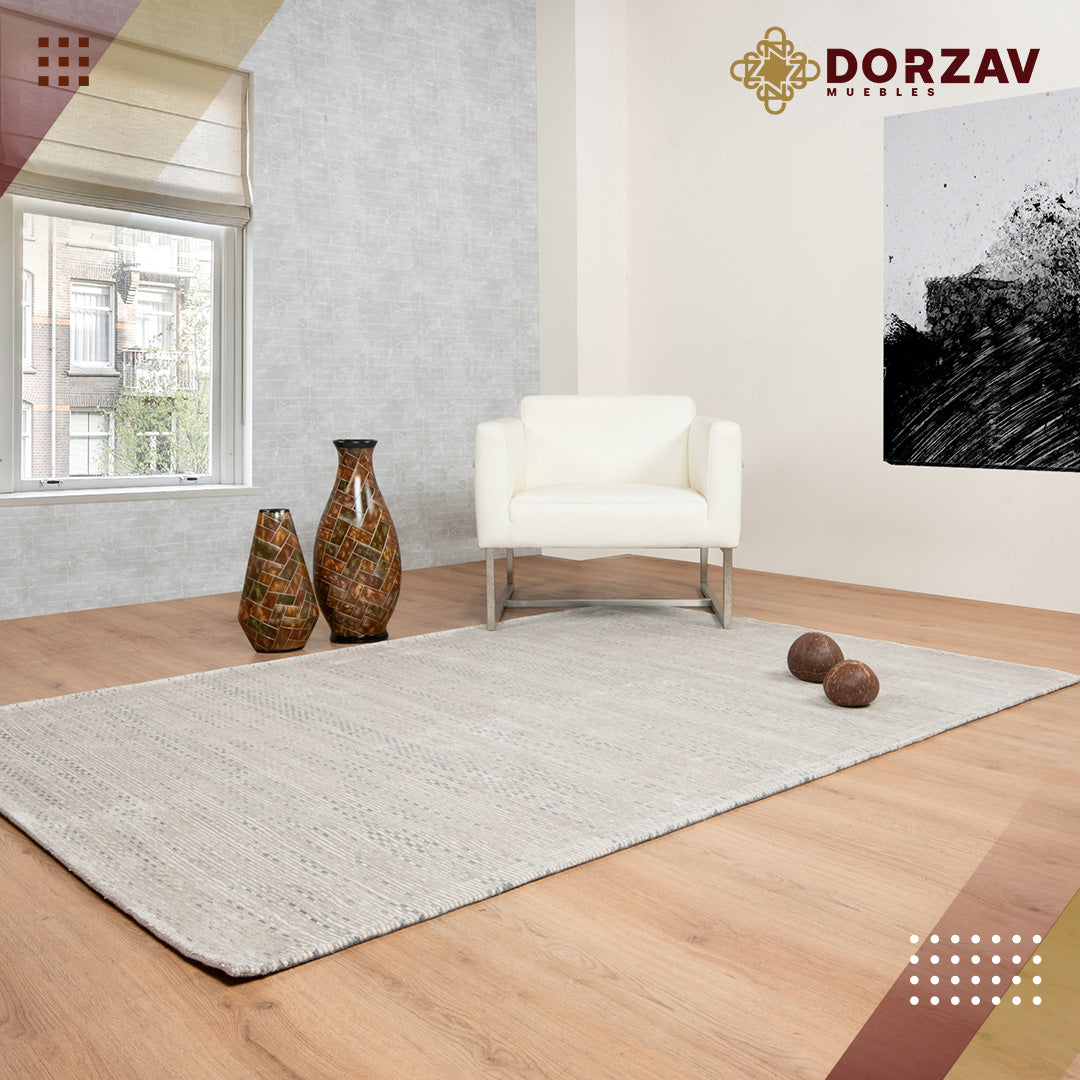 Tapete Decorativo Thane N4003 Plata / Gris – Natural · Interior