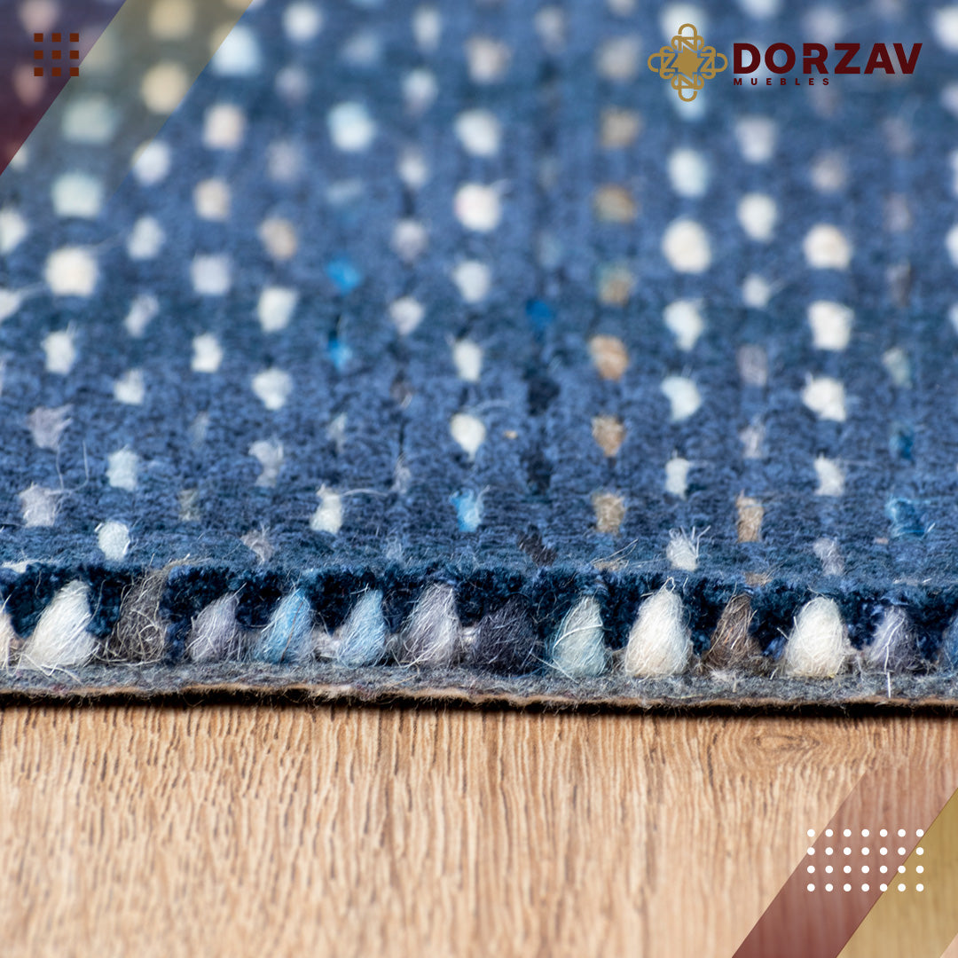 Tapete Decorativo Thane N4007 Azul / Multi – Contemporáneo · Interior