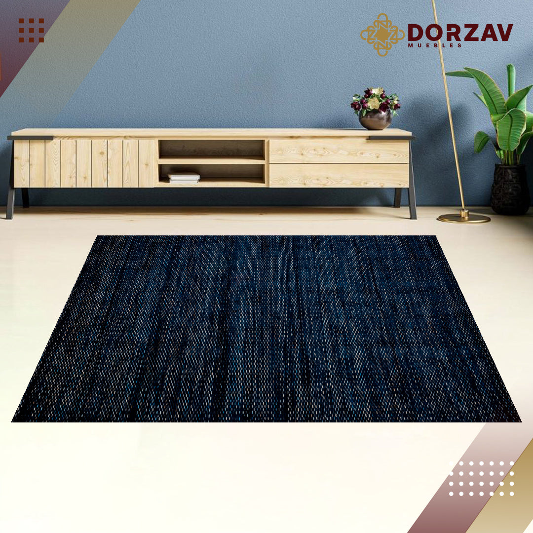 Tapete Decorativo Thane N4007 Azul / Multi – Contemporáneo · Interior