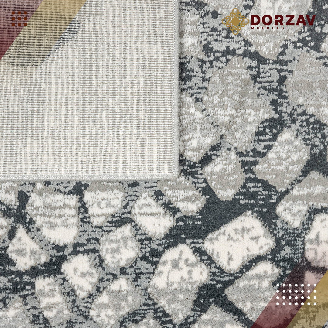 Tapete Decorativo Yasar U2050 Gris / Gris – Abstracto · Interior