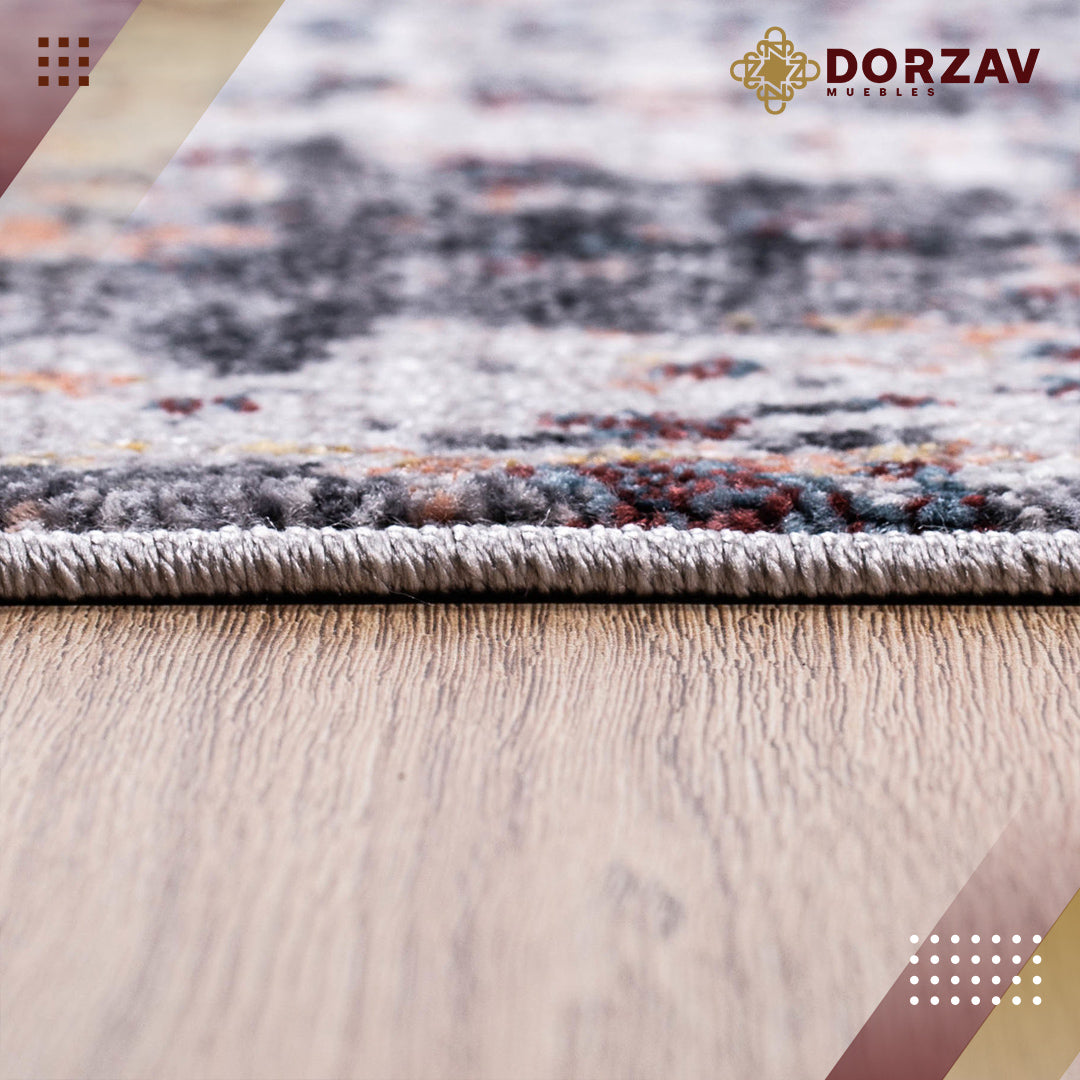 Tapete Decorativo Yenice T7010 Gris / Crema – Abstracto · Interior