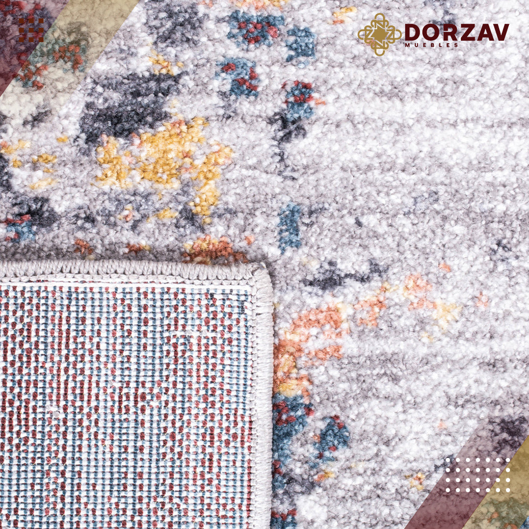 Tapete Decorativo Yenice T7010 Gris / Crema – Abstracto · Interior