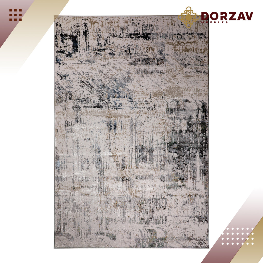 Tapete Decorativo Zaria T2183 Gris / Crema – Abstracto · Interior