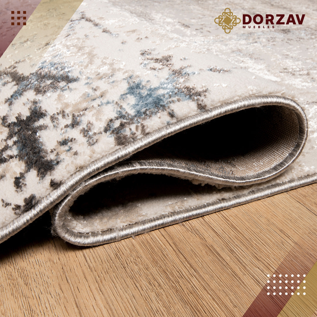 Tapete Decorativo Zaria T2183 Gris / Crema – Abstracto · Interior