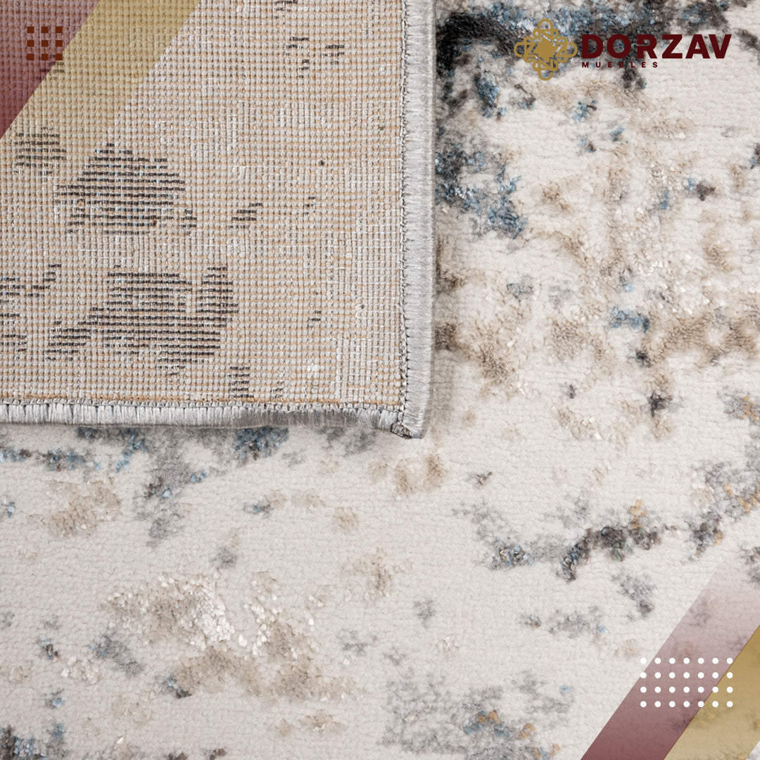 Tapete Decorativo Zaria T2183 Gris / Crema – Abstracto · Interior