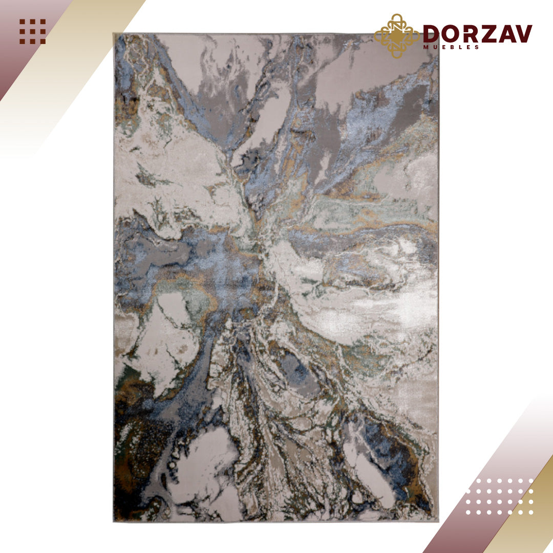 Tapete Decorativo Zaria T2185 Gris / Crema – Abstracto · Interior