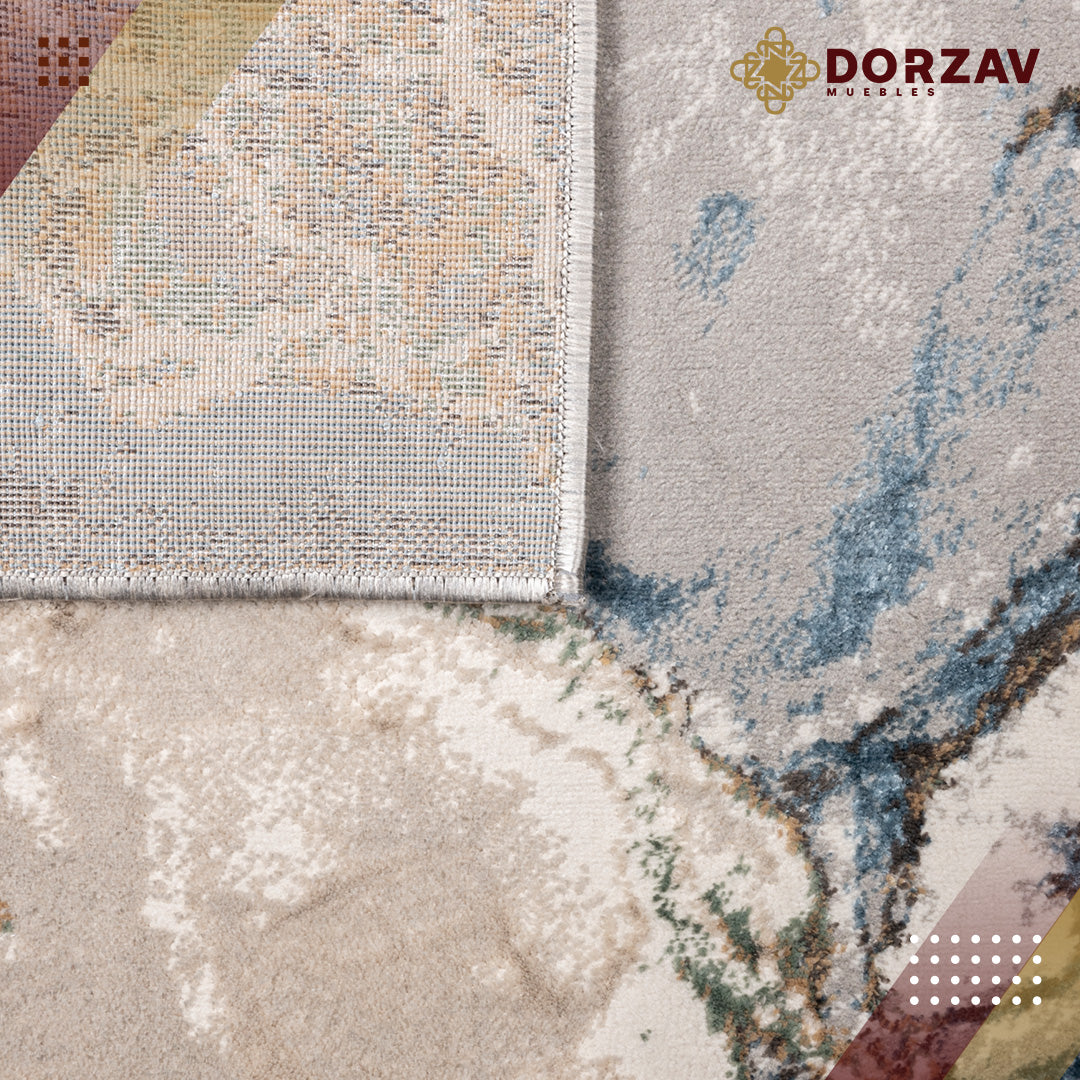 Tapete Decorativo Zaria T2185 Gris / Crema – Abstracto · Interior