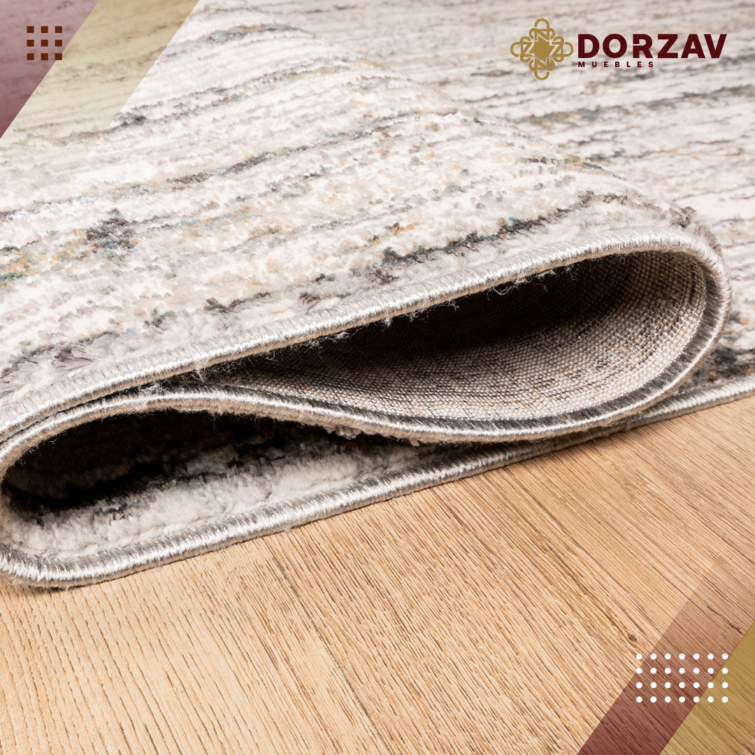 Tapete Decorativo Zaria T2186 Gris / Crema – Abstracto · Interior