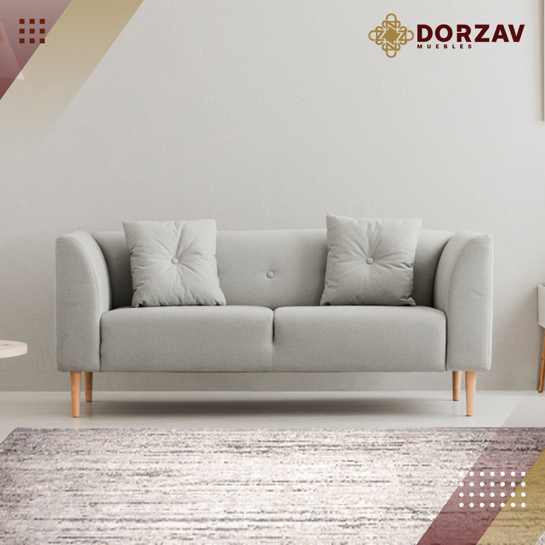 Tapete Decorativo Zaria T2186 Gris / Crema – Abstracto · Interior
