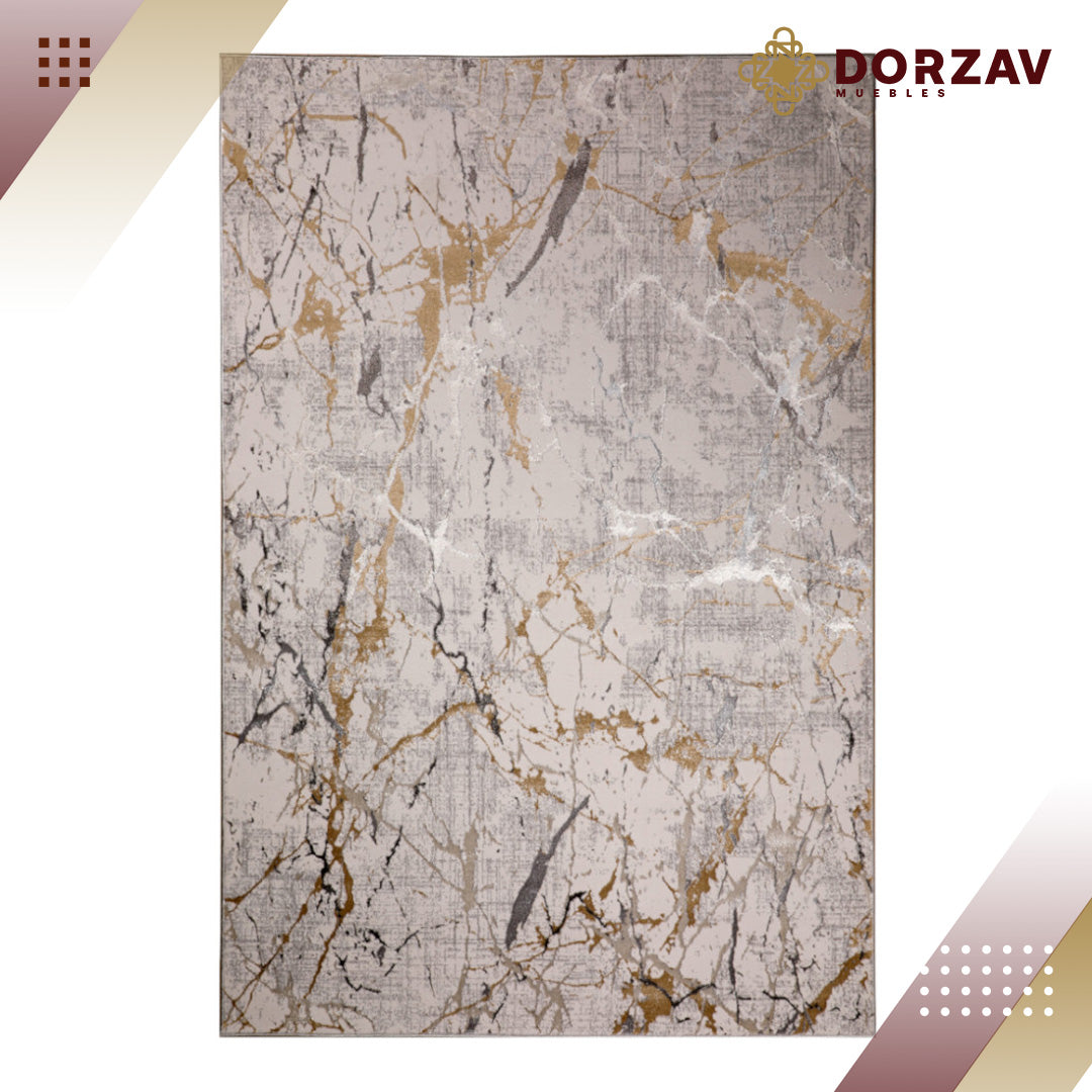 Tapete Decorativo Zaria T2187 Gris / Crema – Abstracto · Interior