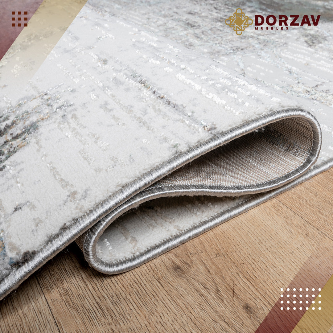 Tapete Decorativo Zaria T2189 Gris / Crema – Abstracto · Interior