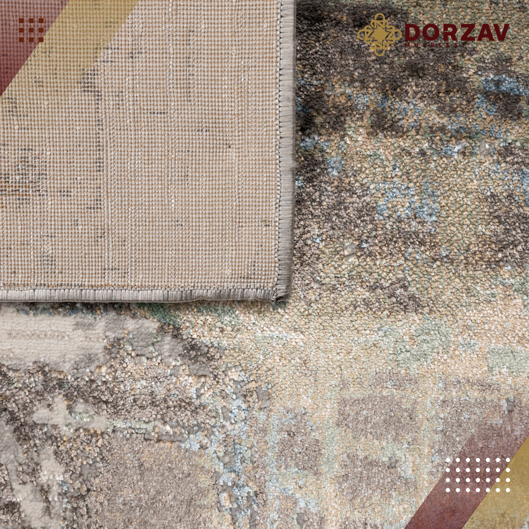 Tapete Decorativo Zaria T2189 Gris / Crema – Abstracto · Interior