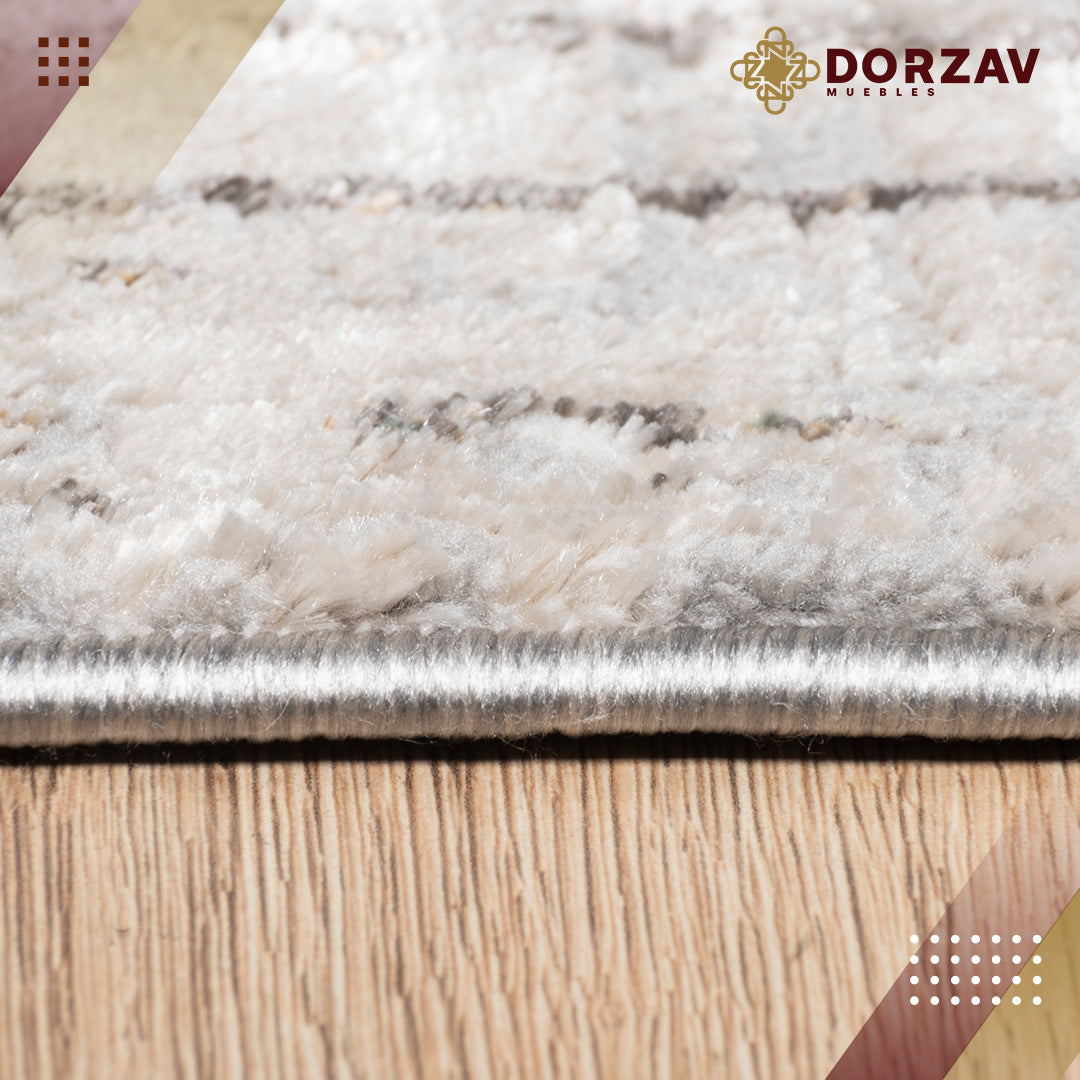 Tapete Decorativo Zaria T2198 Gris / Crema – Abstracto · Interior