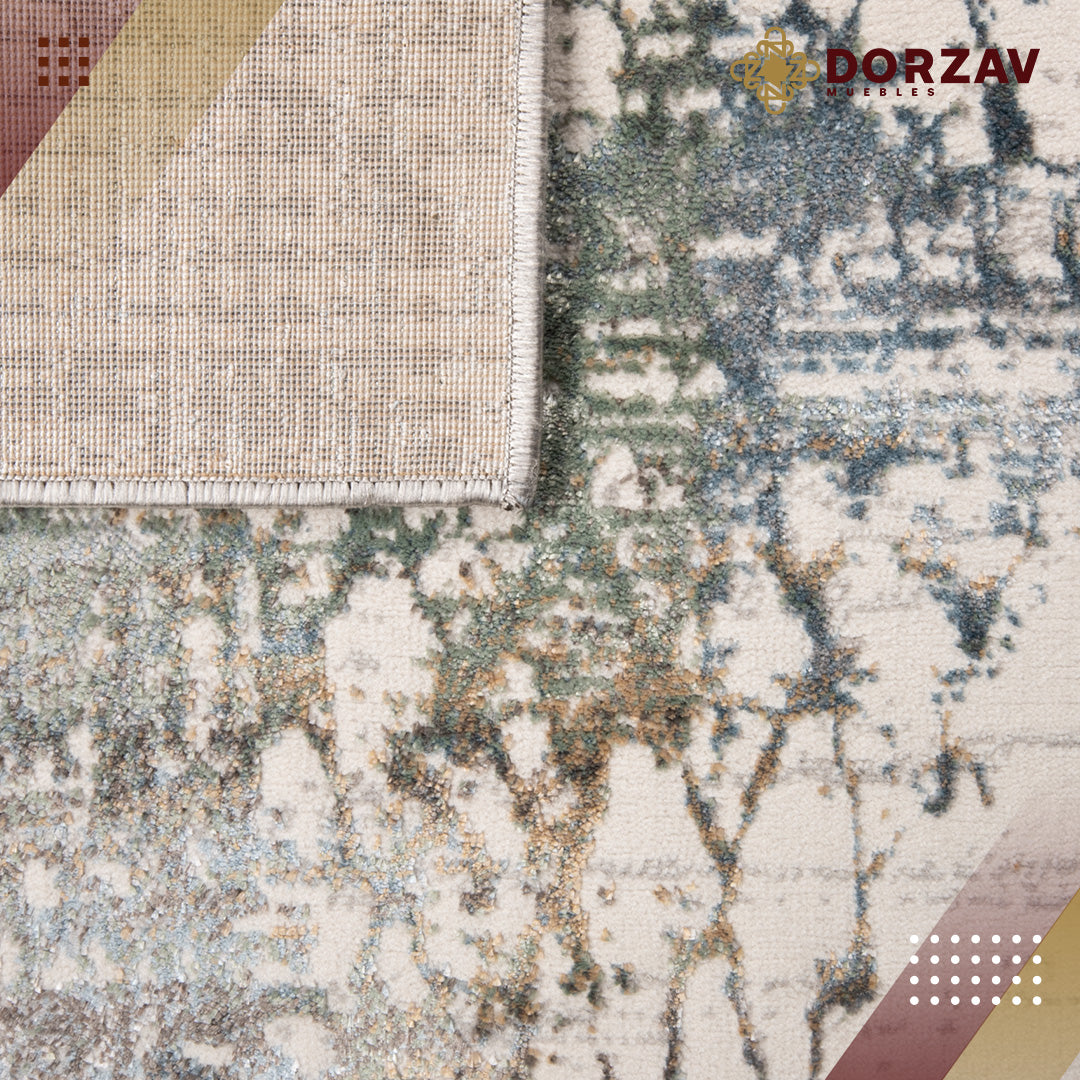 Tapete Decorativo Zaria T2198 Gris / Crema – Abstracto · Interior