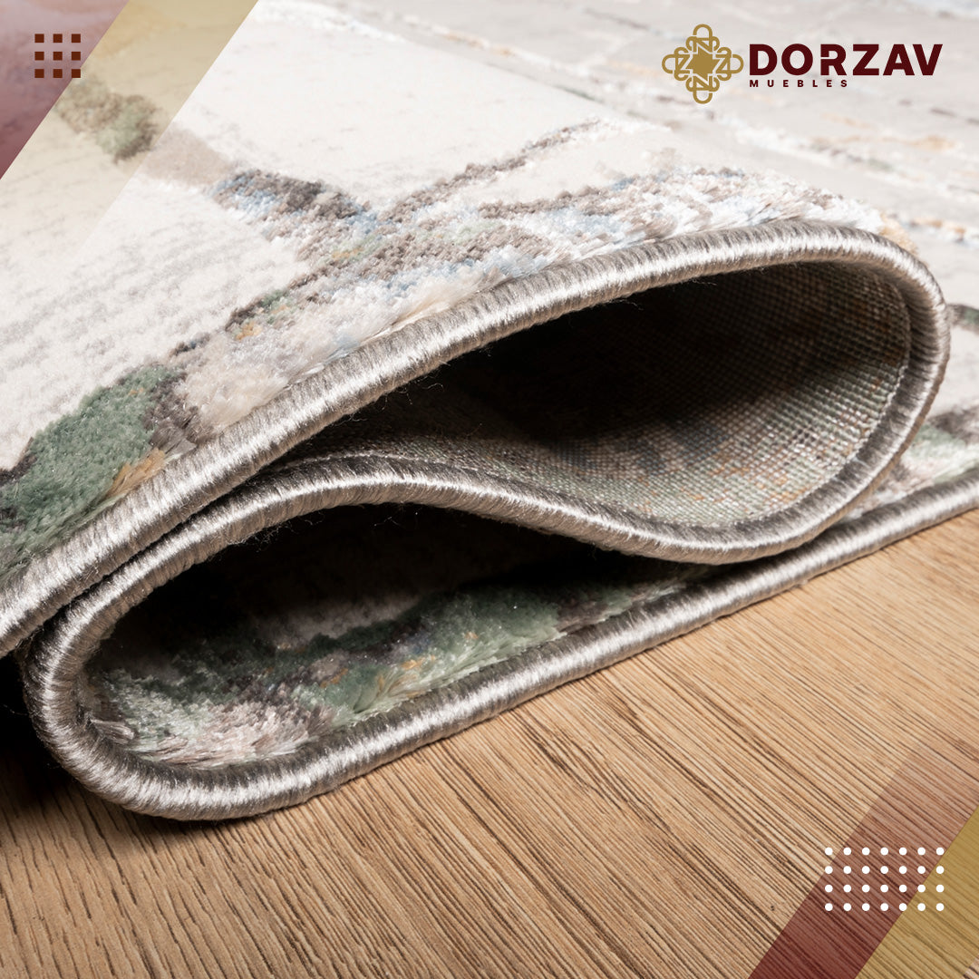 Tapete Decorativo Zaria T2199 Gris / Crema – Abstracto · Interior