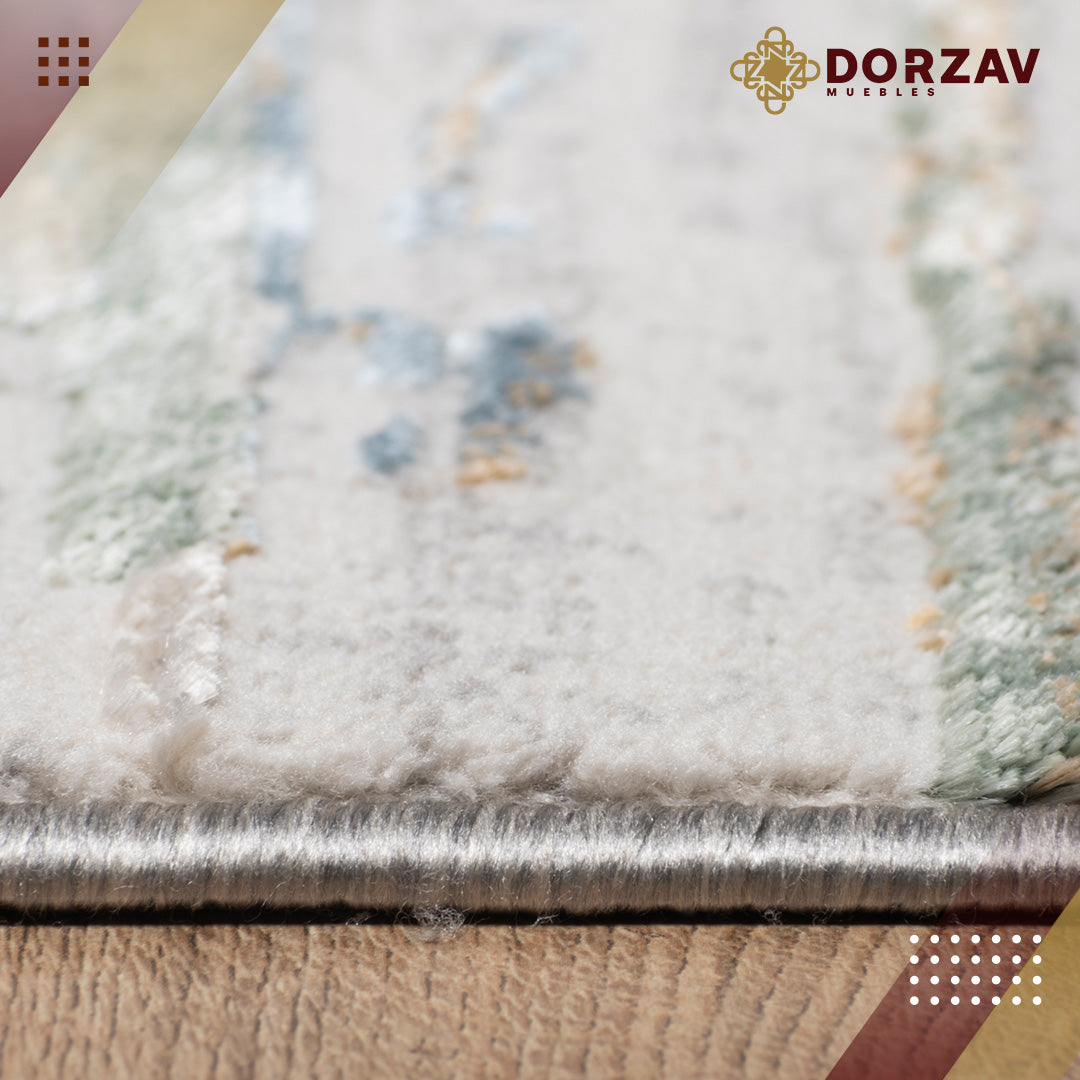 Tapete Decorativo Zaria T2200 Gris / Crema – Contemporáneo · Interior