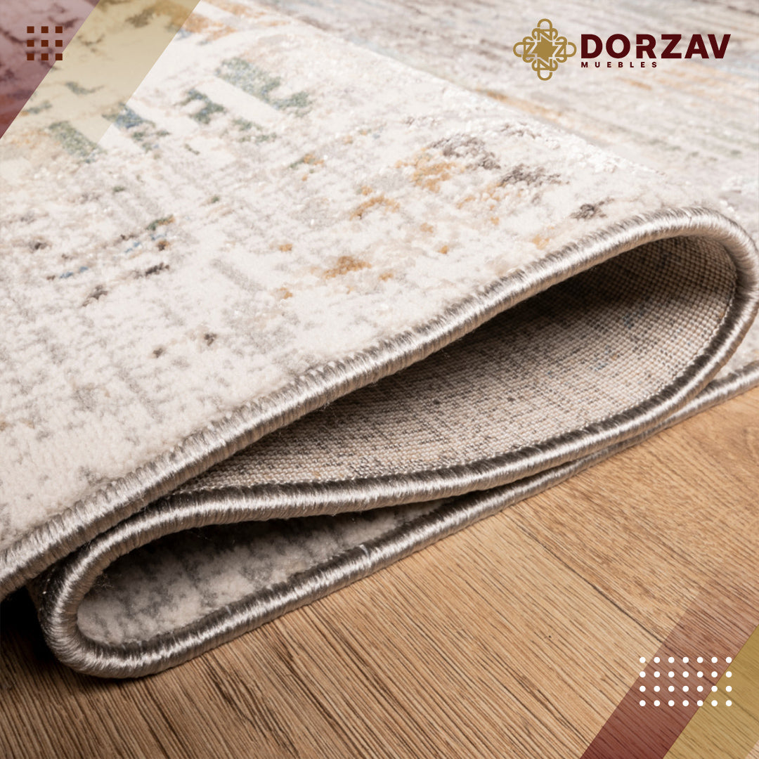 Tapete Decorativo ZARIA T2237 Gris / Crema – Abstracto · Interior
